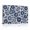 B, variant on XaaKee Mod Shapes 0031 Interwoven Flora Retro Vector Dense Pattern Canvas Wall Art Prints Inner Framed 18*12Inch