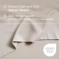 thumbnail image 3 of ZXNYH 100% Organic Bamboo Sheet Set, Buttery Soft, Cooling for Hot Sleepers, Silky Breathable, Oeko-TEX, High GSM, 16" Deep Pockets - 3pc - 2 Pillowcases 1 Fitted Sheet (Forest, Queen), 3 of 4