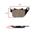 thumbnail image 2 of Rear Brake Pads for Harley Davidson XL 1200 XL1200 Sportster 2004-2013, 2 of 5