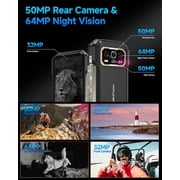 Ulefone Armor 27 Pro 5G Rugged Phone, 64MP 50MP 50MP Triple Real Camera, 24GB 256GB