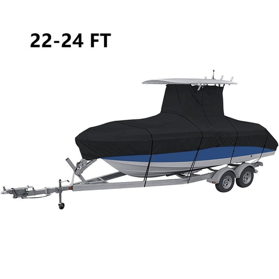 EPOTOOR 420D Heavy Duty Center Console T-Top Roof Boat Cover Replacement for Center Console Style Boats with T-Top Roofs