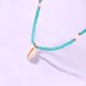 thumbnail image 5 of Bohemio hecho a mano de cuentas collar gargantilla ajustable colorido Seashell Surfer Collares Playa Pooka Boho Trendy Gargantilla Collar de moda de verano, 5 of 8