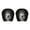#D, variant on 2Pcs Ghost Face Headrest Covers, Scary Face Printing Auto Seat Universal Elastic Models Headrest Protector with Glowing-Eye Effects Cover Funny Decoration for Car Interior Vehicle Truck SUV