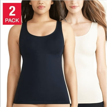 Yummie Ladies' Shaping Tank, 2-pack, M/L