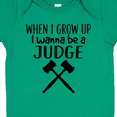 thumbnail image 4 of Inktastic Future Judge Gavel Job Boys or Girls Baby Bodysuit, 4 of 5