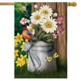 thumbnail image 2 of Briarwood Lane Spring Jubilee Floral House Flag, 2 of 4