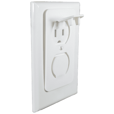 ParentCo 4 Pack Outlet Plugs-Childproof Safety Plug Covers for ONE-SCREW Duplex Wall Outlets- Innovative Sleek Outlet Plug Covers- Secure Safety Outlet Covers