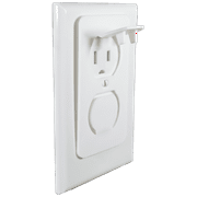 ParentCo 4 Pack Outlet Plugs-Childproof Safety Plug Covers for ONE-SCREW Duplex Wall Outlets- Innovative Sleek Outlet Plug Covers- Secure Safety Outlet Covers