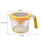 thumbnail image 3 of Exprimidor de limón, exprimidor de mano 600 ml exprimidor de cítricos transparente exprimidor de naranja claridad notable, 3 of 5