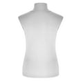 thumbnail image 5 of Hfyihgf Tank Tops for Women's Mock Turtleneck Top Summer Basic Sleeveless Stretch Ribbed Slim Fit Shirt(White,XL), 5 of 8