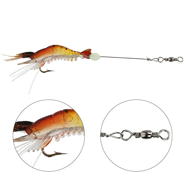 Anggrek Fish Lures, Hard Bait Shrimp, Easy To Carry For Father Son Husband Fiance And Boyfriend The Best Gift White