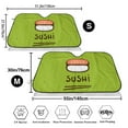 thumbnail image 3 of Kdxio Fresh Sushi Print Windshield Sun Shade,UV Rays and Sun Heat Protection,Sunshade for Car Windshield,Car Shade Front Windshield -, 3 of 6