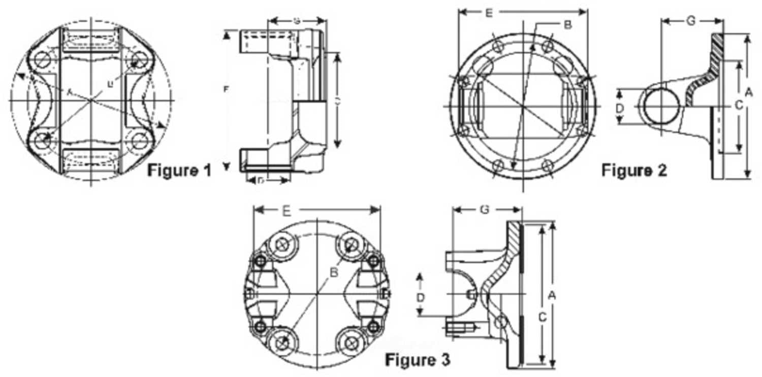 Spicer 2-2-1049 Drive Shaft Flange Yoke
