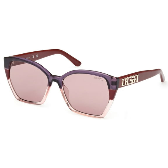 Guess sunglasses GU7912 WOMAN 55/16/140 71Y bordeaux/striped