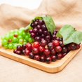 thumbnail image 1 of SHAR 1 Bunch Fake Artificial Grape Plastic Lifelike Fake Fruit Home Garden Decoration, 1 of 5