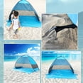 thumbnail image 4 of Quick Setup, Ultralight 3-Person Beach Tent: UV50+ Safe, Water-Resistant, Portable Shelter, 4 of 20
