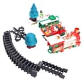 thumbnail image 4 of EeaseMX Tren eléctrico de juguete, mini tren navideño con música y luces, regalo de Navidad para niños (sin pilas), 4 of 7