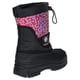 thumbnail image 3 of Cotswold - Botas para Nieve Cabilla, Cordón de Atado, Cierre Adhesivo Diseño Copo para Niños/Niñas (Rosa), 3 of 3