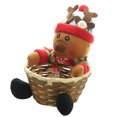 thumbnail image 1 of Organizador de almacenamiento Cesta de almacenamiento de Navidad Caja de dulces Soporte de cesta de almacenamiento Decoraciones navideñas Regalos Suministros de Navidad Abanopi Organizador de almacenamiento, 1 of 7