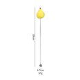 thumbnail image 3 of DiMaddie 3Pcs Coffee Beverages Stirring Rod Stainless Steel Cocktail Mixing Rod Drink Stirrer Beverage Stirring Rod with Silicone Fruit Decoration, 3 of 6