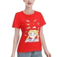thumbnail image 2 of T-Shirt Basique à Manches Courtes pour Femmes Sailor Moon Lièvre Lunaire, 2 of 6