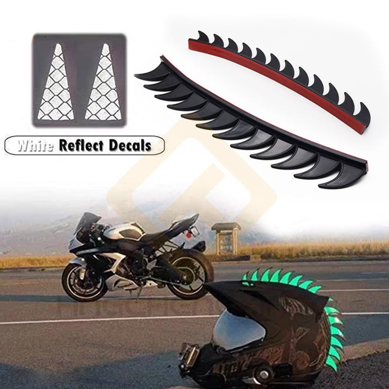 cool motorcycle helmets spike Amazing Helmet Mohawk Punk Monster 3D Classic Antique Brown  Custom Airbrush Helmet THIS STRIP FEATURES 3M ADHESIVE TAPE ROZYARD Motocross Helmet Special Mohawks