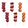 thumbnail image 1 of Un conjunto de pegatinas de simulación para refrigerador de brocheta de barbacoa, pegatinas tridimensionales de PVC para refrigerador, mensaje magnético, 1 of 5