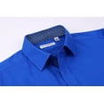 thumbnail image 3 of Alex Vando Mens Dress Shirts Regular Fit Long Sleeve Stretch Business Dress Shirts for Men, 3 of 6
