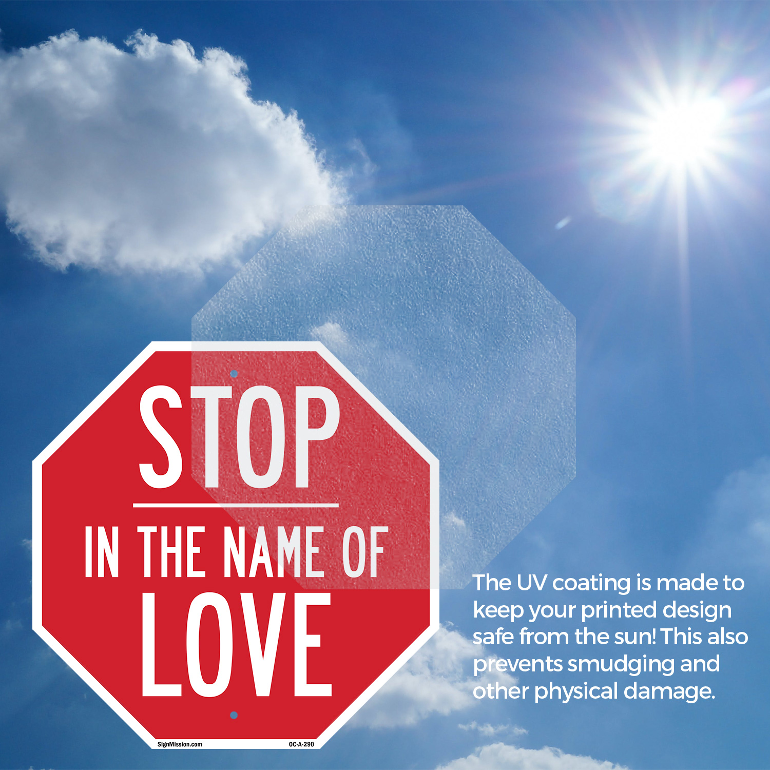 Stop In The Name Of Love Sign