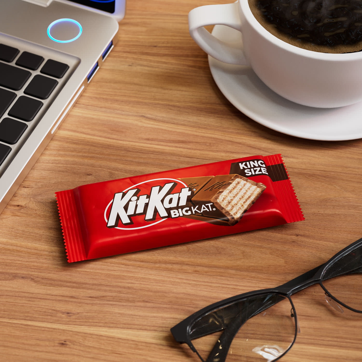 Kit Kat Big Kat Milk Chocolate Wafer King Size Candy, Bars 3 oz, 16 Count