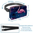thumbnail image 3 of Starry Flamingos Crossbody Bag Belt Bag Fanny Bag Lightweight Adjustable with Extension Strap Unisex, 3 of 7