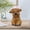 C, variant on Highland Cow Figurine for Tie a Bow Decor, Highland Cows Themed Gifts for Women, Resin Figures Home Desk Decorations Accents, Brown