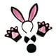 thumbnail image 4 of Conjunto de disfraz Yinane traje de cosplay 4 piezas Diadema orejas de conejo para niños y adultos, 4 of 8