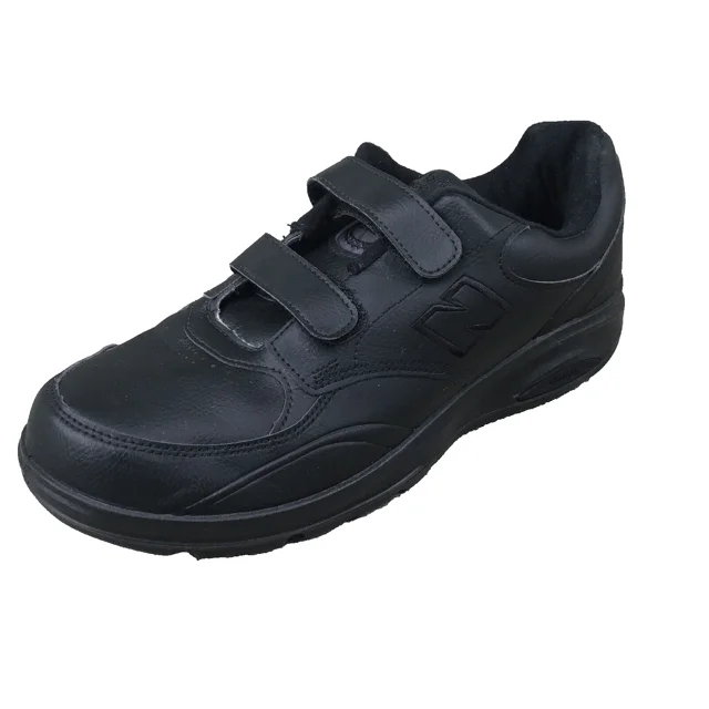 New Balance 812 Mens Size 10.5 Black 2E Leather Comfort Walking Shoes MW812VK