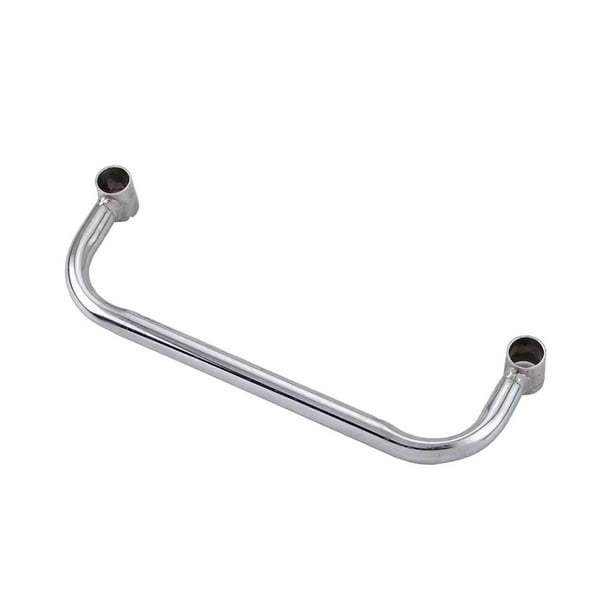 Manija de estante móvil, reposabrazos cromado, accesorios de estante de acero resistente, manija desmontable para estantería de alambre móvil, adultos 53cm mayimx Asa de estante
