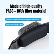 Magnetic Head Strap Mount for DJI, GoPro, Insta360 – Comfortable Adjustable Forehead POV Strap with Quick-Release Adapter & Bonus Magnetic Plate