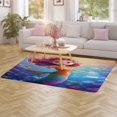 thumbnail image 3 of Colorful Gradient Fish Scale Texture Mermaid Carpet Style Living Room Bedroom Rug Modern 3d Entry Door Mats Household, 3 of 7
