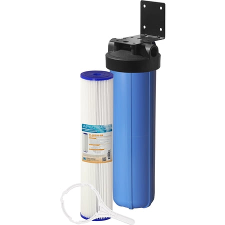 APEC Whole House 1-Stage Water Filtration System Reusable and Washable Pleated Sediment For All Purpose