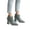 Blue, variant on YOUYEDIAN Boots for Women Fashion Comfortable Pointed Toe Casual Block Heel Slip On Short Booties Versatile V-Cut Outdoor Walking Shoes