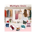 thumbnail image 5 of 1pc/2pcs/3pcs Multi-layer Foldable Hanging Pants Storage Rack, Fashionable And Simple Green Stainless Steel Multi-functional, Foldable With Anti-slip, 5 of 5