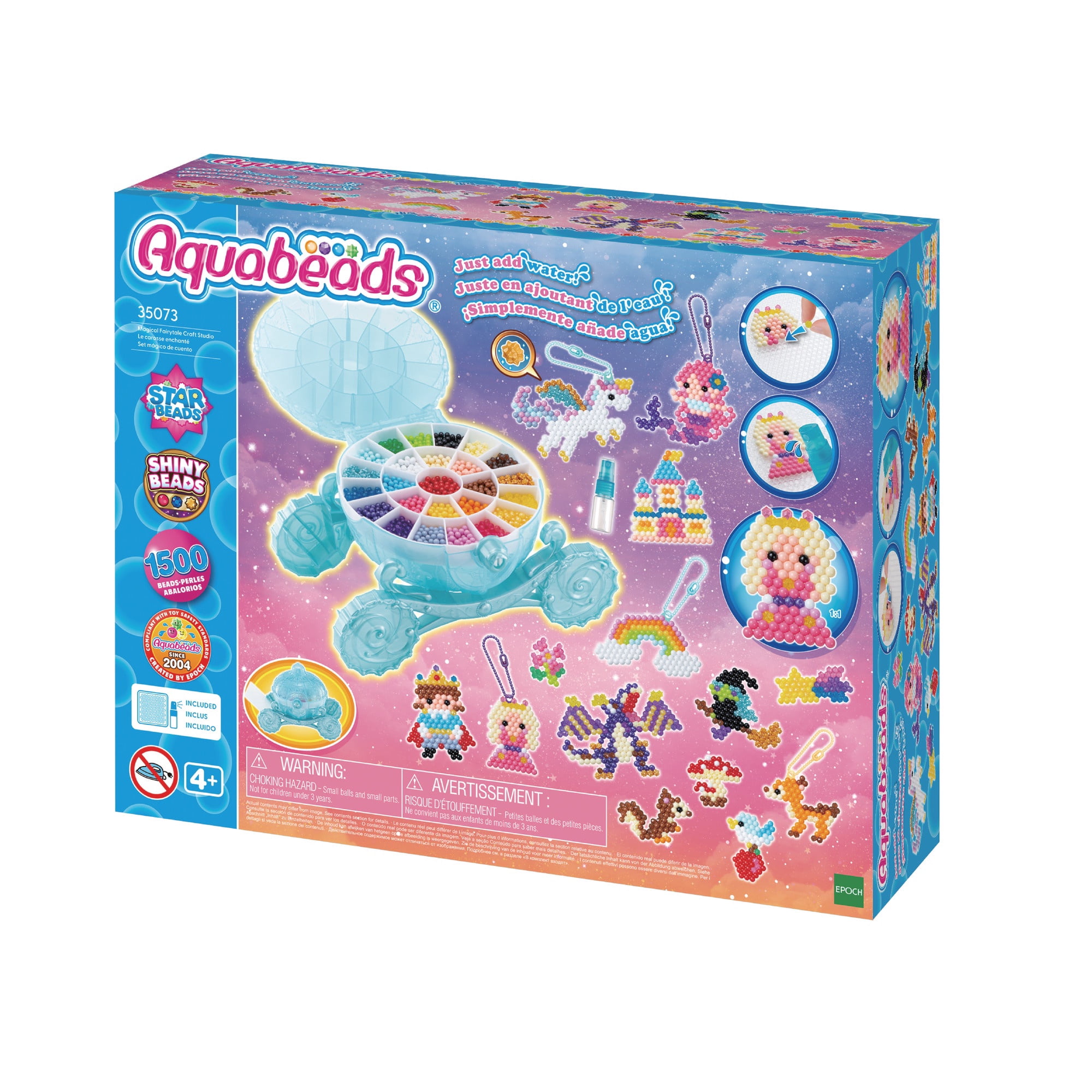 Aquabeads Mythical Adventure Craft Studio, Complete Arts & Crafts Bead Kit for Children - over 1,500 Beads!