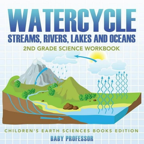 Watercycle (Streams, Rivers, Lakes and Oceans): 2nd Grade Science Workbook Children's Earth Sciences Books Edition, (Paperback)