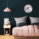 thumbnail image 5 of Reloj de pared con diseño de hipopótamo africano rosa para niños, con forma de estrella, silencioso, de 10 pulgadas, estilo rústico retro, decorativo para sala de estar, cocina, hogar, baño y, 5 of 7