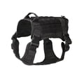 thumbnail image 1 of Chaleco de entrenamiento táctico para perros sin cordón, chaleco de trabajo con correa de senderismo ajustable para perros (gris, M, busto 60-81 cm, peso recomendado 16-30 kg) ACTIVE Biensenido a ACTIVE, 1 of 1