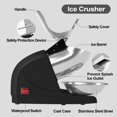 thumbnail image 2 of Shaved Ice Machine 380w Snow Cone Machine 3 Stainless Steel Blades Ice Shaver Machine Electric Ice Crusher 280lbs/hr Snow Cone Maker for Home and Com, 2 of 7