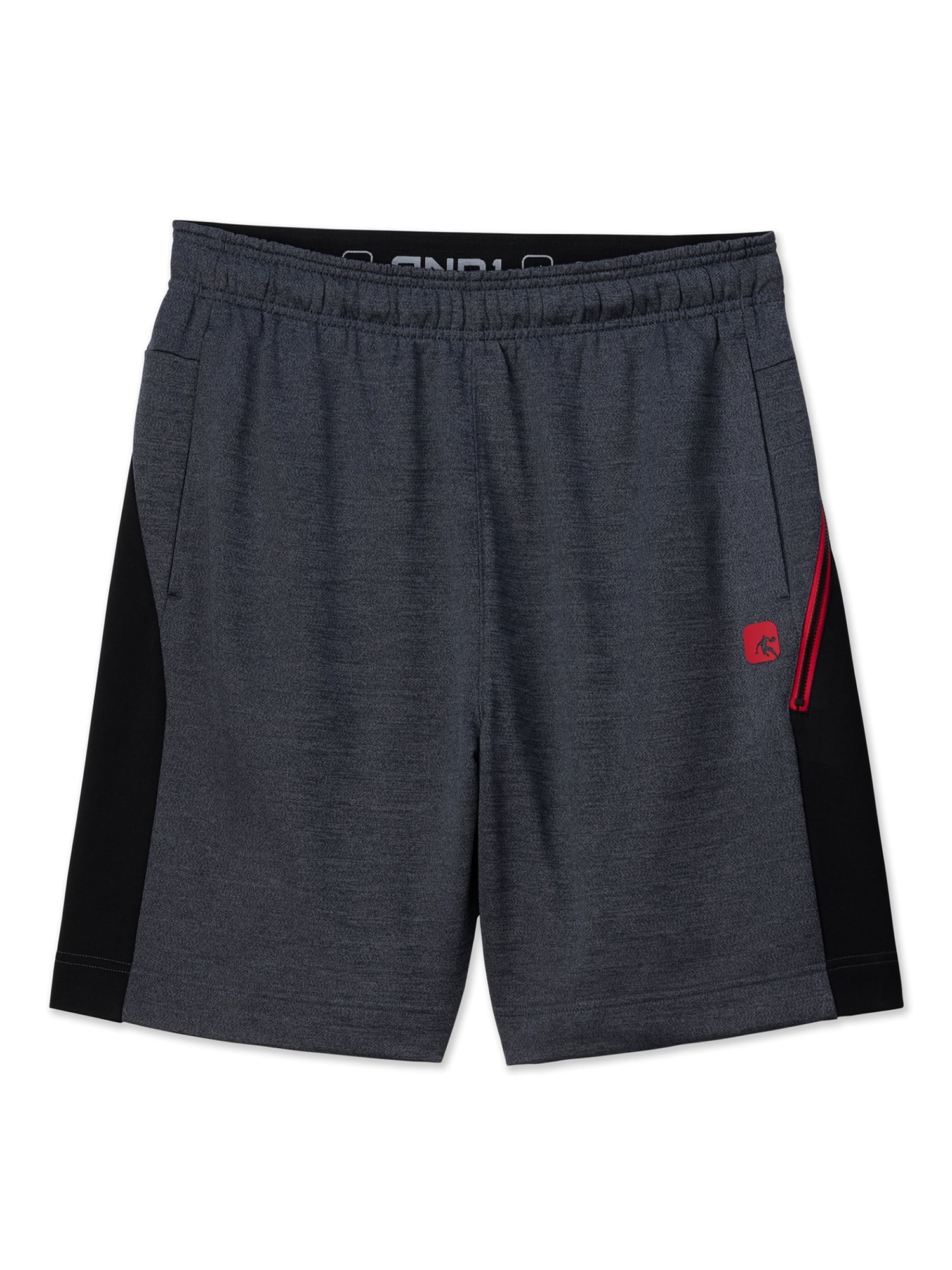 AND1 Men's and Big Men's Active 8" Shorts, up to size 3XL