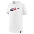 thumbnail image 2 of Youth Nike White Paris Saint-Germain Swoosh T-Shirt, 2 of 3