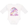 thumbnail image 3 of Inktastic Big Sister Unicorn Girls Long Sleeve Baby Bodysuit, 3 of 5