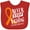 Red, variant on Inktastic Never Stop Fighting Leukemia Awareness Orange Ribbon Boys or Girls Baby Bib