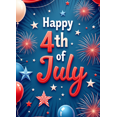thumbnail image 4 of Star Design Happy 4th July Balloon Banner Decorative Patriotic Theme Independence Day for Outdoor Party American Holiday Celebration, 4 of 8